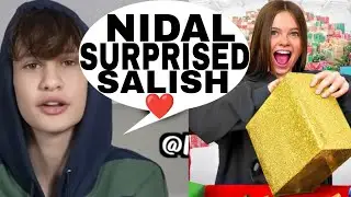 Nidal Wonder IS NOW SURPRISING Salish Matter With A SPECIAL GIFT?! 😱😳 **Video Proof** #nalish
