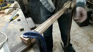 Construcción (Parte 4) de guitarra tipo Telecaster en maderas recicladas - taller LM Luthier
