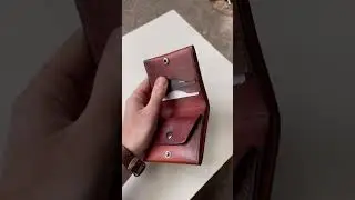 Handcrafted Leather Wallet: The Beauty of Handmade 🛠️📧 Wearcrafti@gmail.com📞 +996 509 220 316