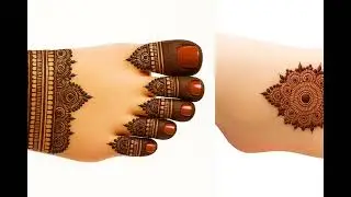 Simple leg mehndi design, Beautiful leg mehndi design, cute leg mehndi design #viral #shortvideo 