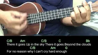 Can't Cry Hard Enough (The Williams Brothers) ukulele cover song, chords and lyrics