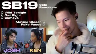 SB19 Solo Reactions Part 01 | Josh x Ken | #ubebekeso BASEMENT FLOODED