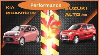 Kia Picanto 1000 vs Suzuki alto 800| El Paredón (performance)