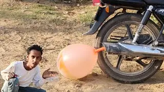 MONSTER BALLOON VS BIKE