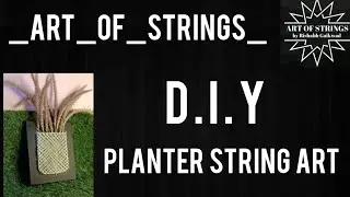 DIY planter string art relaxing video / ASMR must watch
