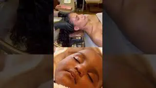 ASMR: Relaxing Head water Massage by Cleo Abrahams #shorts