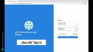 MIP ONLINE MEMBERSHIP ACTIVATION TUTORIAL