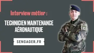 Maréchal des logis Célian, technicien maintenance aéronautique