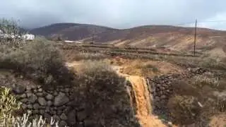Waterfall in Tabayesco, Lanzarote