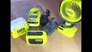 Набор Ryobi 18 В, один инструмент + 3, набор для кемпинга &laquo;Я сэкономил 125 долларов&raquo; (1-12)