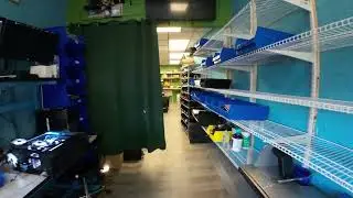 Drone-through of Computer Repair Shop