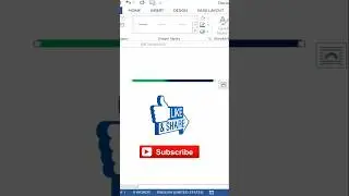 Create Multicolor Line In MS Word #line #shorts #msword