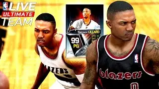 NBA LIVE 15 - ONLINE MAYHEM 99 VIP DAME LILLARD HIGH OCTANE GAMEPLAY