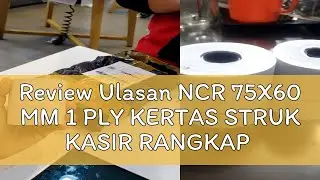 Review Ulasan NCR 75X60 MM 1 PLY KERTAS STRUK KASIR RANGKAP 76X60 1PLY UNTUK PRINTER DOT MATRIX TMU