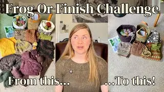 Frog Or Finish 2026: Knitting Challenge Vlog