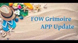 Ending the FOW Grimoire App
