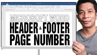 How To Insert Header, Footer, Page Number in Microsoft Word