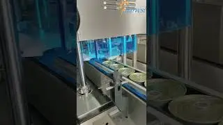 #Automatic fish, seafood #tin can #sealing machine, auto servo #washable metal #can #seamer #machine