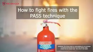 How To Fight Fires with PASS Technique using Fire Extinguisher Singapore