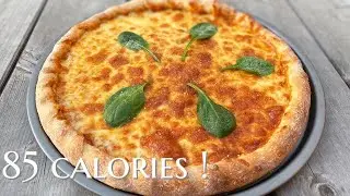 بيتزا صحيه بأقل السعرات بدون ( خميره ، زيت او زبده ، سكر و حليب)! Eggless, oil, yeast &sugar free