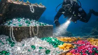 Diamond, Gold, and Emerald Treasure Discovered on the Ocean Floor After 300 Years