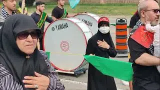 Ashura Procession, Toronto Canada, 2022  راهپیمایی با شکوه عزاداراران حسینی در روز عاشورا