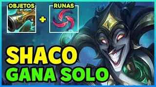 🔥 *STOMPEA* COMO JUGAR SHACO JUNGLA S14 GU&Iacute;A ESPA&Ntilde;OL | TEMPORADA 14 LOL 2024