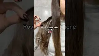 LAS que tenemos PELO LISO y PELO ONDULADO #naturalhair #hair #hairstyle #haircare #longhair #shorts