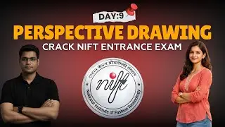 DAY 10: Perspective Drawing Class | Lesson 5 | NIFT Entrance Exam Preparation - Crack NIFT Exam 2026
