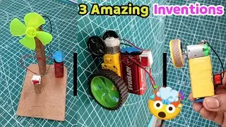 3 Awesome DC Motor Life Hacks|Simple Inventions Ideas|craft