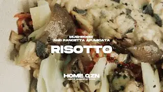 HOME QZN - Risotto with mushroom and pancetta afumicata [Haute Cuisine at home]