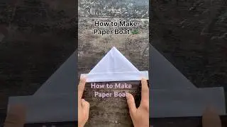 DIY Paper Boat #shorts #diy #papercraft