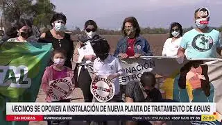 Vecinos se oponen a instalación de nueva planta de tratamiento de aguas en La Farfana  | 24 Horas