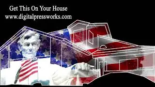 Battle Hymn of the Republic House Projection Mapping Video Sample
