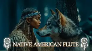 Calm Energy of the Wolf Spirit - Native American Healing Music 432 hz for Relax & Stress Relief Calm