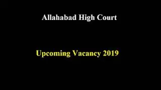 Allahabaad HC Review Officer Vacancy 2019... 250+ wow!!