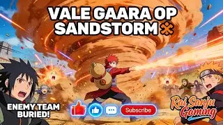 VALE GAARA SANDSTORM OP 😈 ENEMY TEAM BURIED | Mobile Legends Funny Gameplay | Rai Sanju Gaming #mlbb