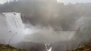 Snoqualmie Falls after heavy rain