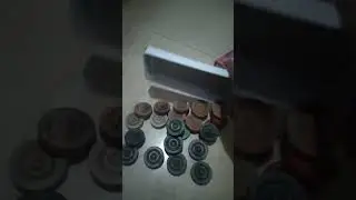 Carrom board, coins unboxing short. #carromboard #shorts.