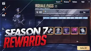 Season 7 Royale Pass All Rewards + Emotes ! Urban Suit Gameplay Pubg Mobile