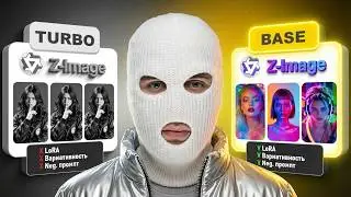 ЭТО ЛУЧШАЯ бесплатная AI-модель? Z-Image Base против Turbo (ComfyUI)