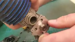 How to clean or replace an internal starter bearing on a nitro engine