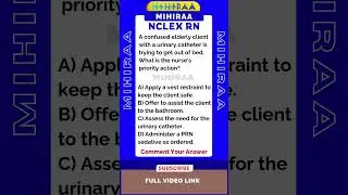 NCLEX Q&A 23 | MIHIRAA #nclexstudyguide #nursingexam #NCLEX #nursingexampreparation