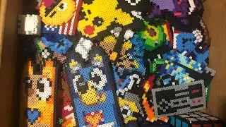 My 2024 perler bead collection!