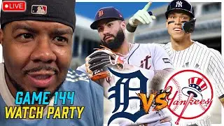 Watch Party Game 144 Tigers vs Yankees Live watchalong | 9/09/25