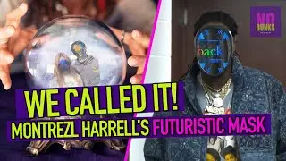 Crazy NBA Prediction Comes True! Montrezl Harrell Arrives In Futuristic Mask 🔮