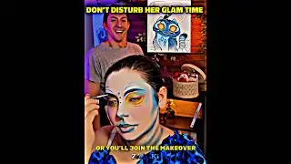 Don&rsquo;t Disturb Her Glam Time ☠️ #trending #edit #trollface #troll