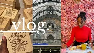 vlog: MEETING AN ONLINE FRIEND IN PERSON // CITY TRIP TO ANTWERP BELGIUM🇧🇪🌸🍫✨