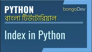 14. Index in Python | The Ultimate Python Bangla Crash Course