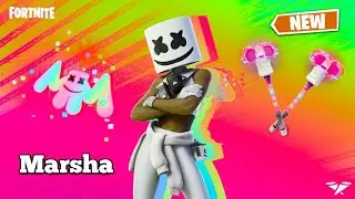 Marsha skin gameplay (fortnite)